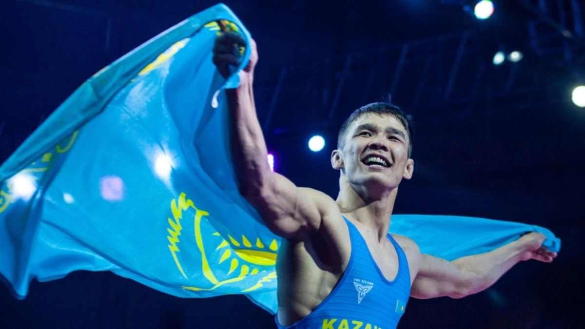 Казахстанский борец завоевал золото на престижном турнире в Албании