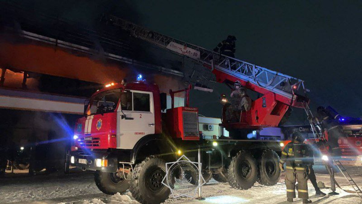 Пожар в развлекательном центре в Семее: число пострадавших выросло до 11 человек