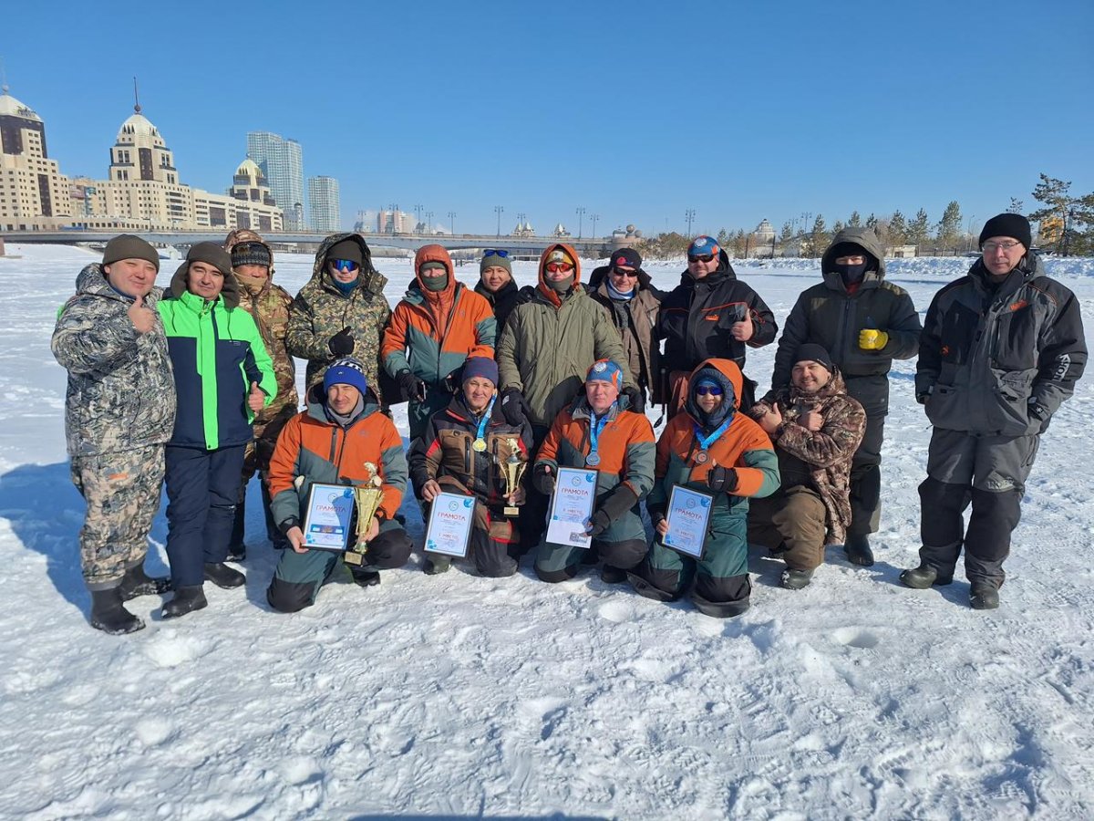 Лучших в спортивном лове рыбы на мормышку выбрали в Астане