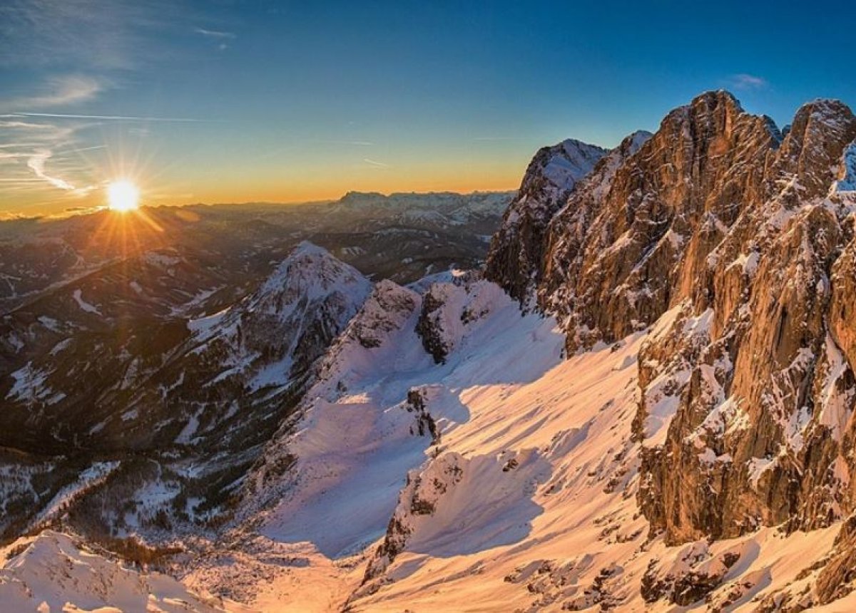 Лавинная опасность сохраняется в горах Алматы