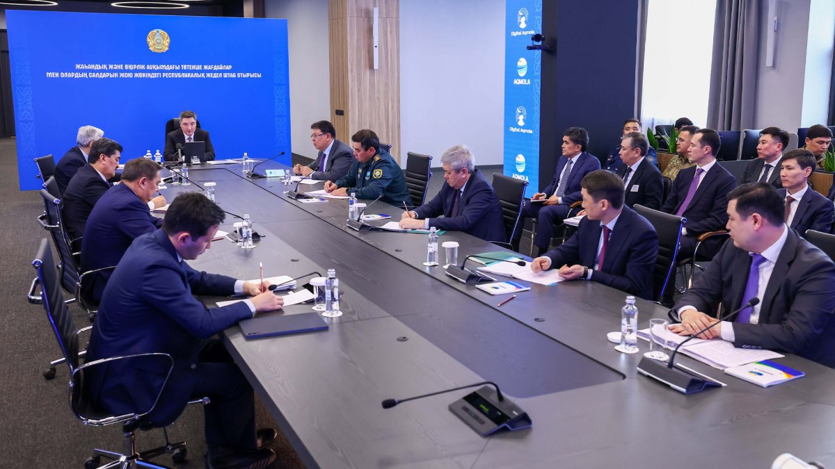 Бектенов проверил готовность регионов к паводкам
