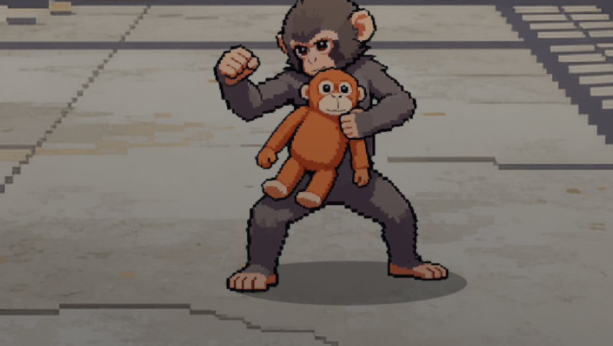 Про одинокую макаку Панча из зоопарка создали игру