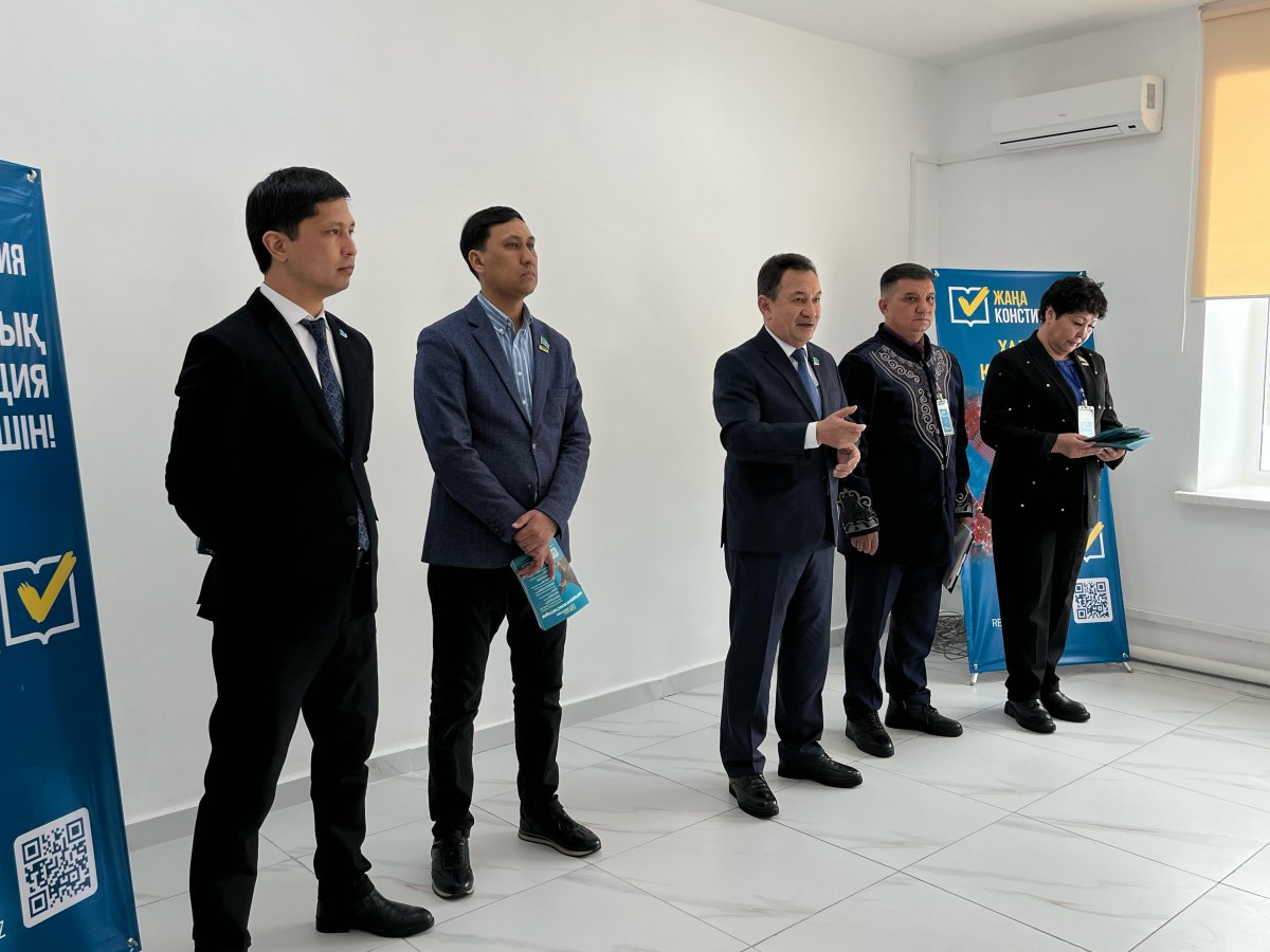 В районе Теренколь обсудили значение новой Конституции для жизни казахстанцев