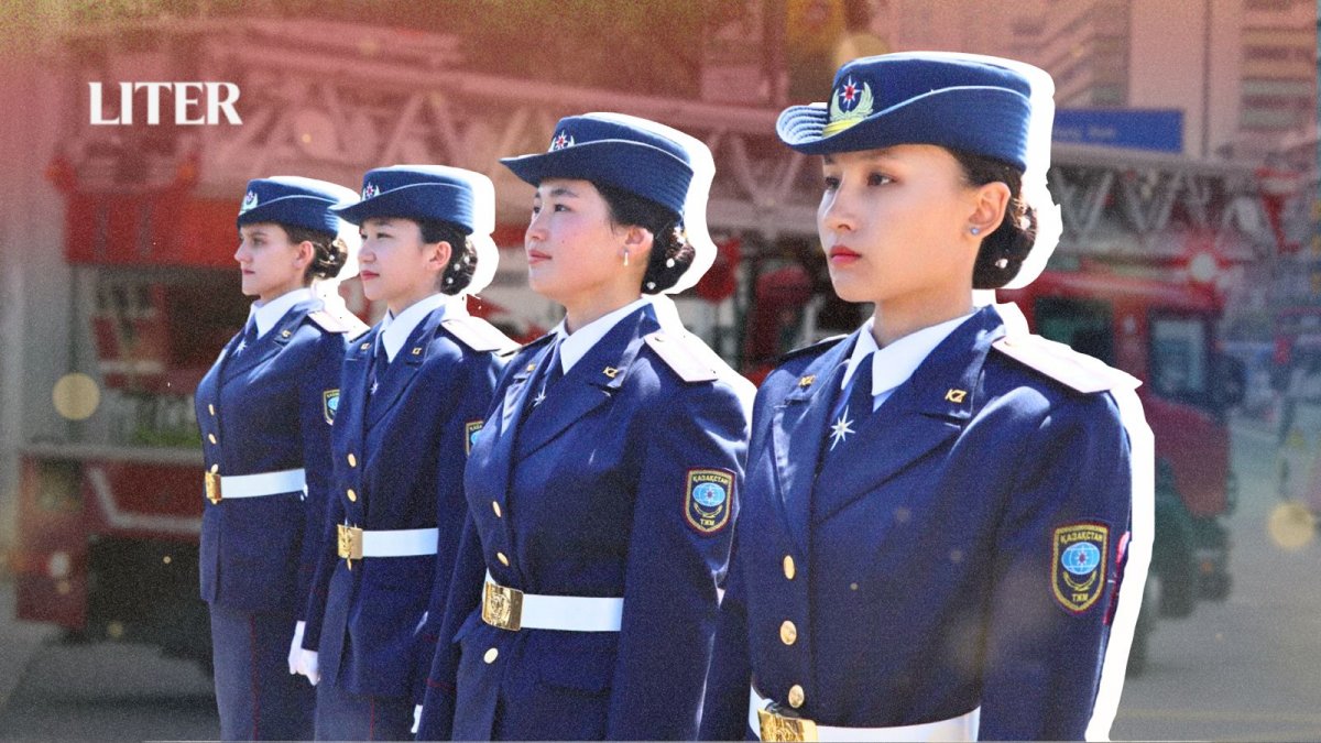 На равных с огнем: как девушки осваивают профессию спасателя в Кокшетау