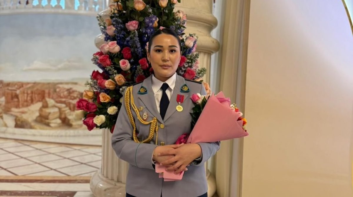 Следователь из Экибастуза удостоилась высокой госнаграды