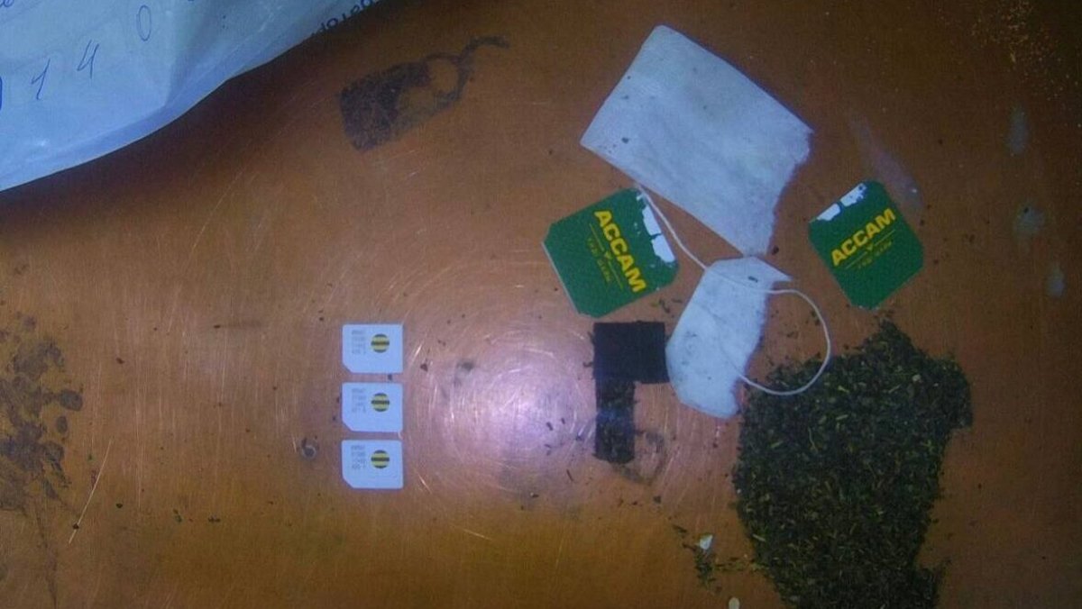 SIM-карты в чайных пакетиках пытались передать осужденному в Павлодарской области