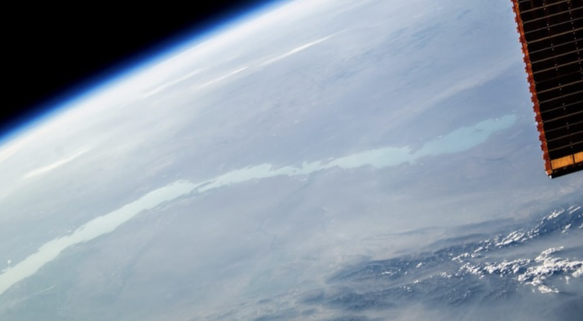 Снимками Балхаша из космоса поделился космонавт