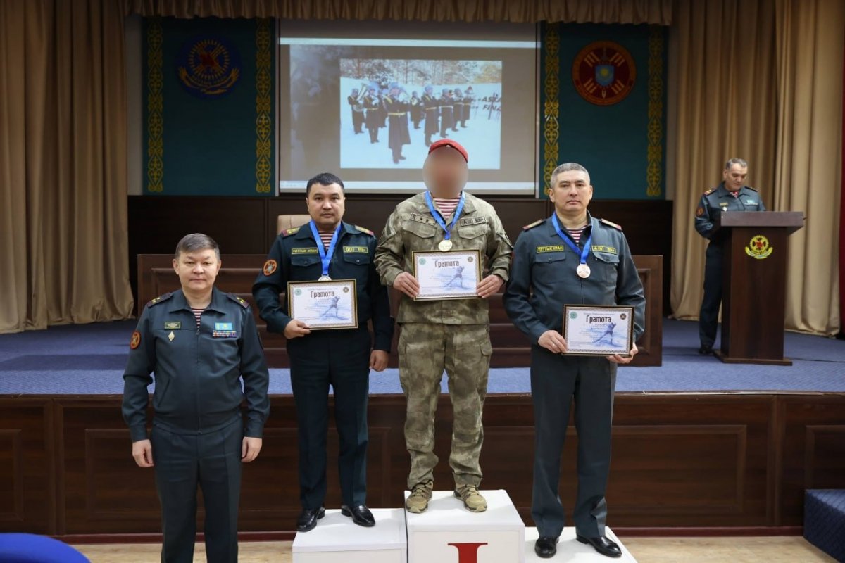 Лучших лыжников определили в Нацгвардии РК