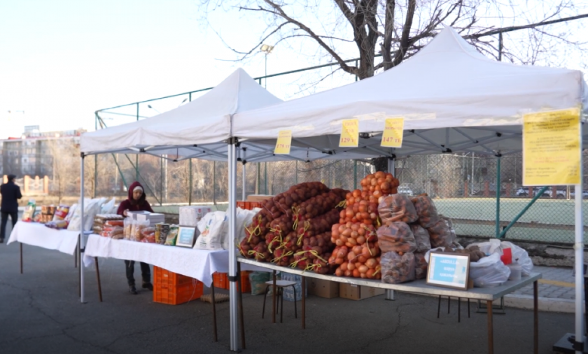 В день референдума в Атырауской области проходят сельхозярмарки