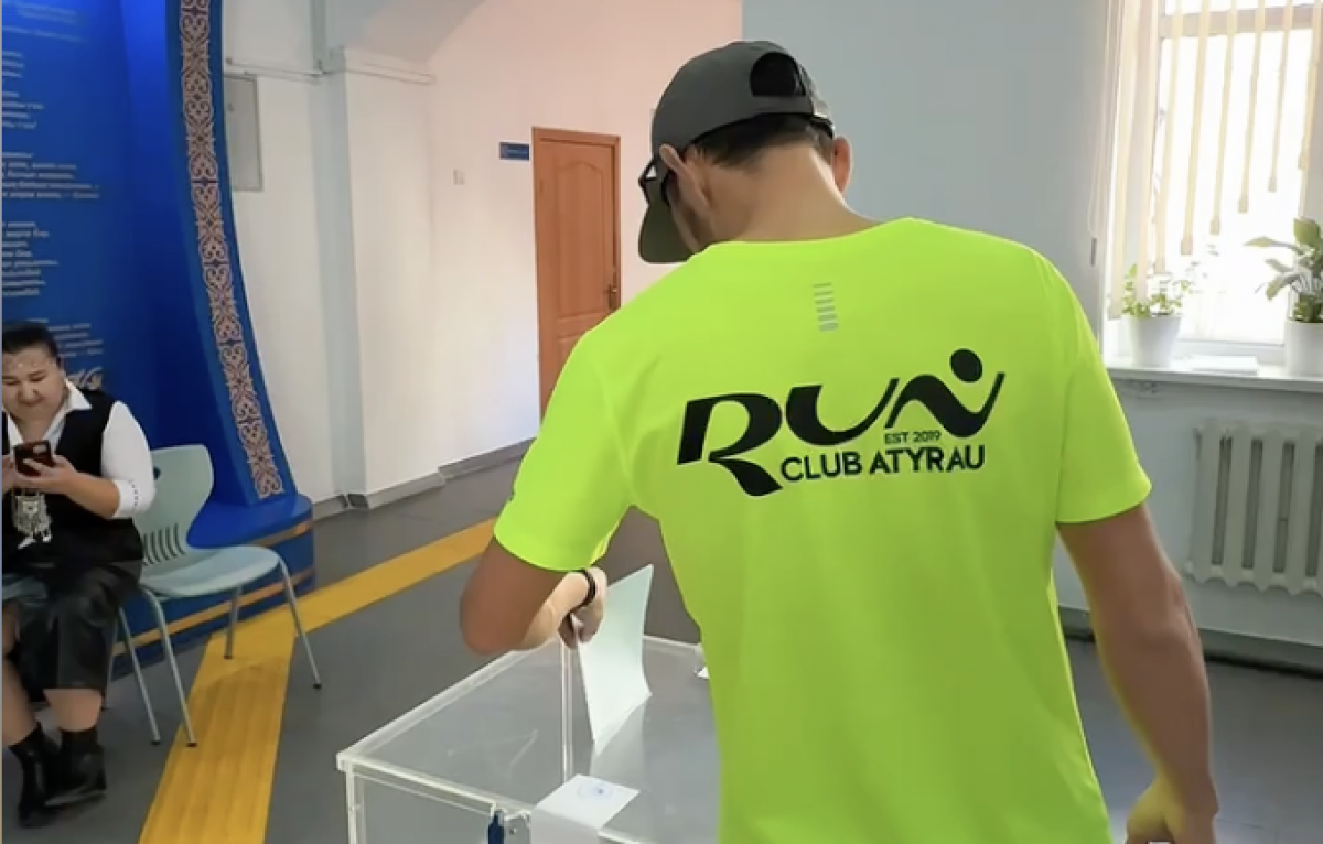 Марафон гражданской ответственности: беговое сообщество Атырау на референдуме (ВИДЕО)
