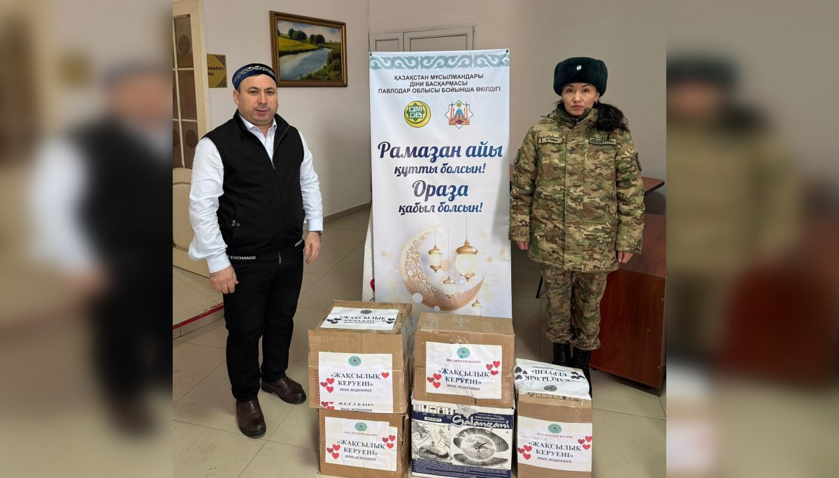 Военнослужащие провели благотворительную акцию для нуждающихся семей в Павлодаре