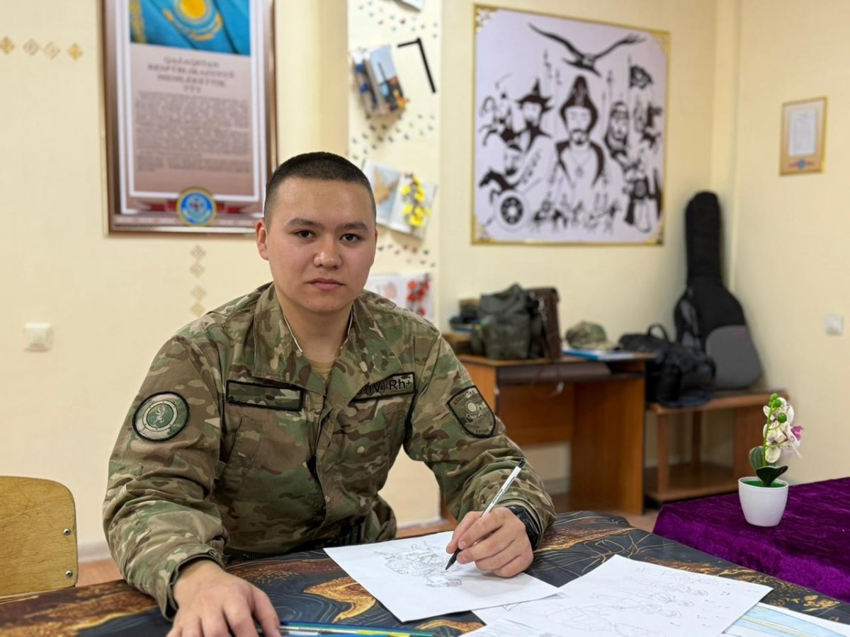 “Рисую, чтобы сохранить настоящие моменты” – солдат-художник о службе и вдохновении в Нацгвардии