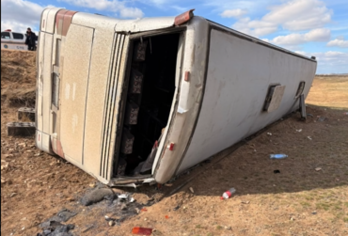 Вахтовики пострадали в ДТП под Карагандой