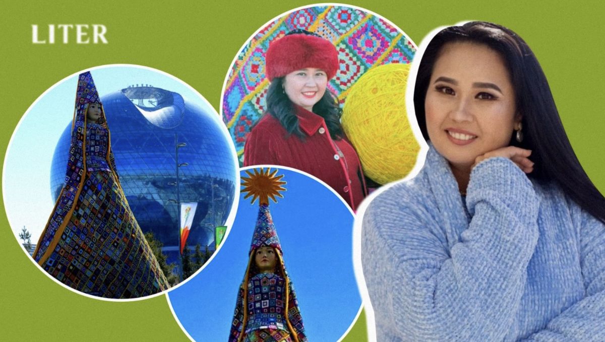 Гигантская арт-инсталляция "Ұлы Дала Аруы" объединила сотни людей и установила мировой рекорд