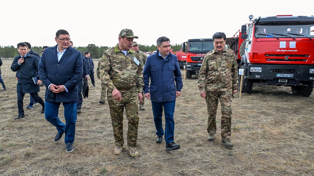 Олжас Бектенов проверил систему раннего обнаружения лесных пожаров "Семей орманы"