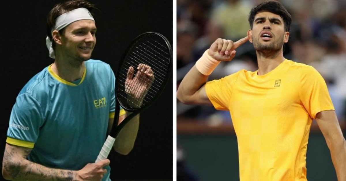 Александр Бублик сыграет с Карлосом Алькарасом на турнире в Монте-Карло