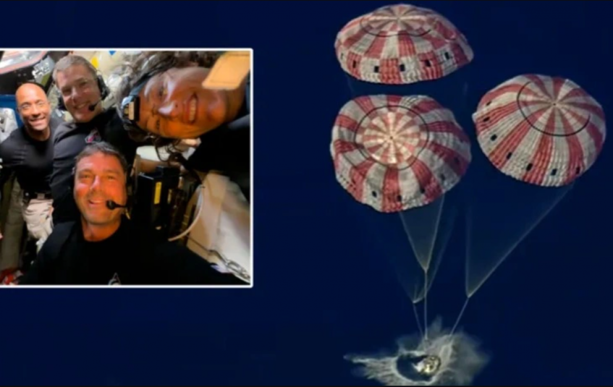 Астронавты "Артемиды-2" вернулись на Землю после полета к Луне