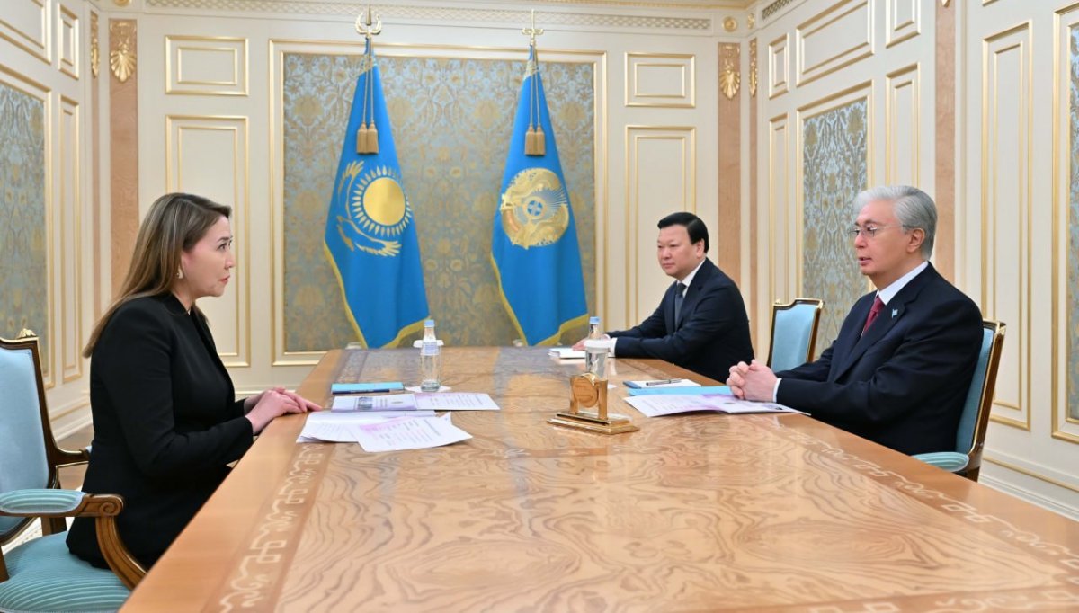 Лаззат Чинкисбаева доложила президенту о проектах фонда "Қазақстан халқына"