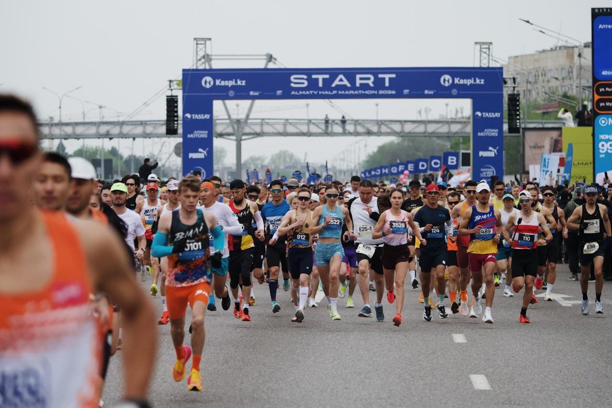 Almaty Half Marathon: в забеге приняли участие более 10 тыс. человек из 44 стран