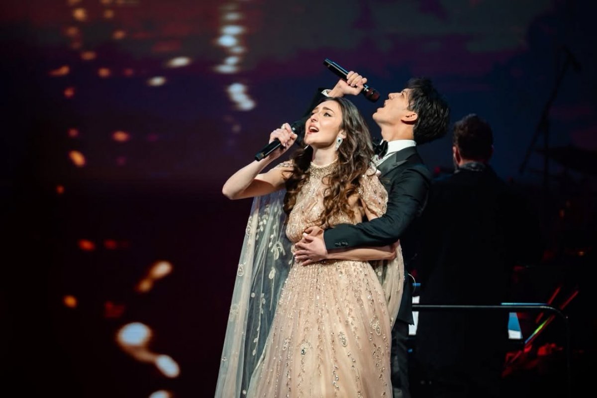 Украинская певица поблагодарила Димаша за возможность выступить на одной сцене