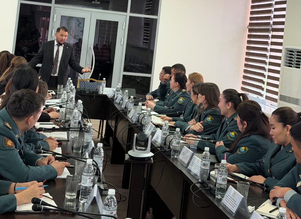 Практические занятия для психологов Нацгвардии прошли в Кызылорде