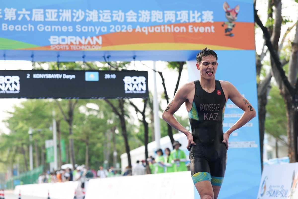 Дарын Конысбаев стал пятым на Азиатских пляжных играх-2026 по акватлону