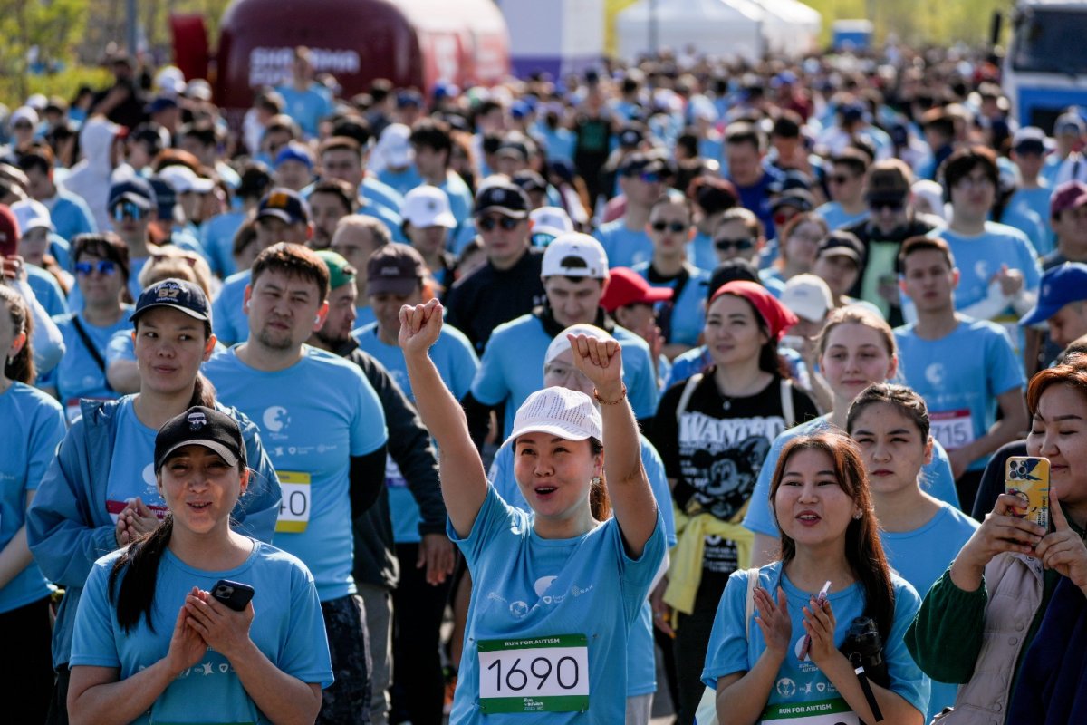Благотворительный забег Run for autism пройдет в Астане