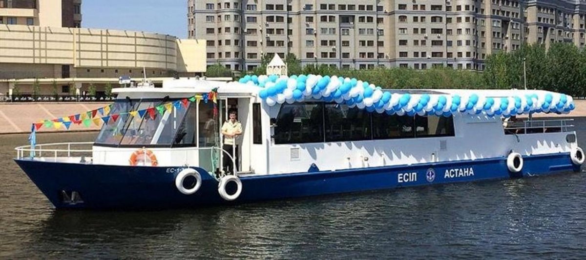 Когда возобновятся речные прогулки по Есилю в Астане