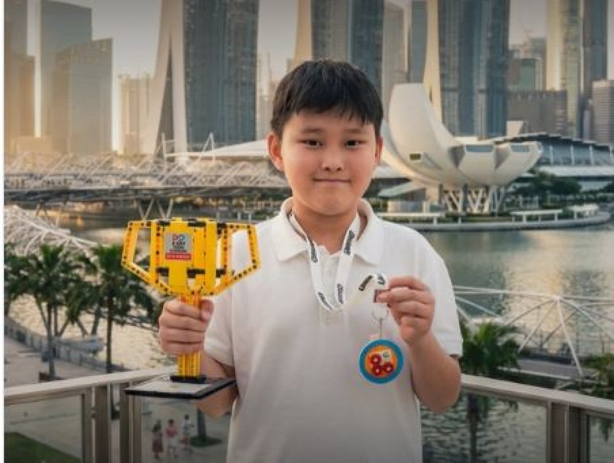 Казахстанский школьник занял 1-е место в США и 2-е место в Сингапуре по робототехнике