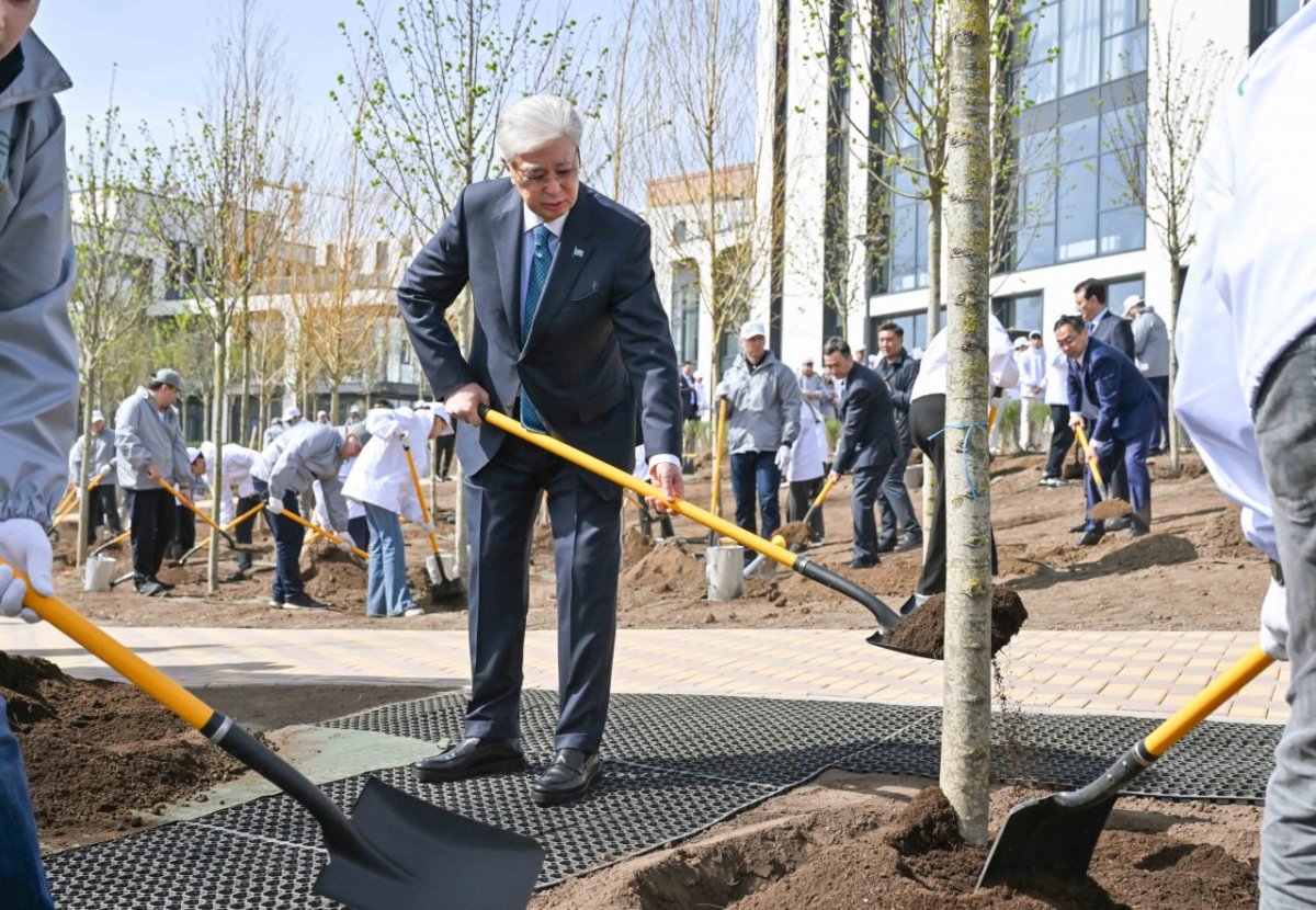 "Таза Қазақстан": за один день по стране высажено порядка 253 тыс. деревьев