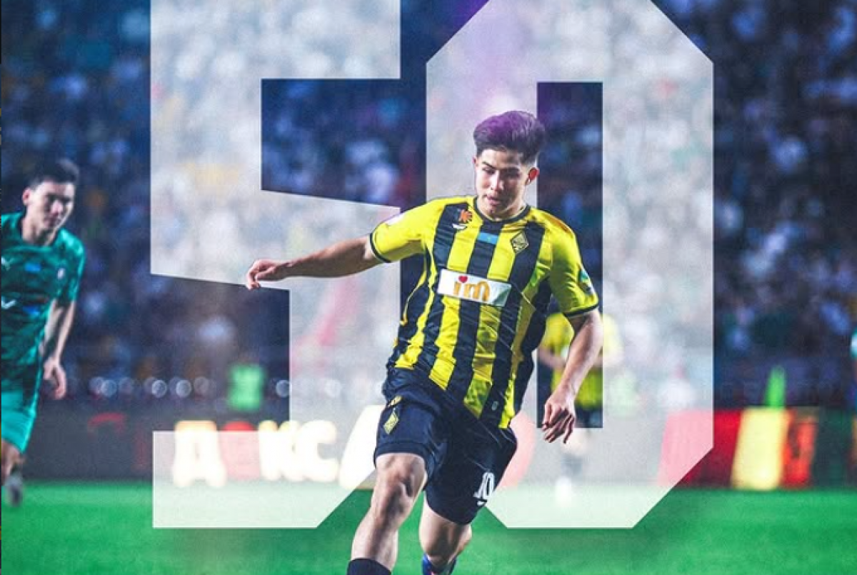 Дастан Сатпаев сыграл юбилейный матч