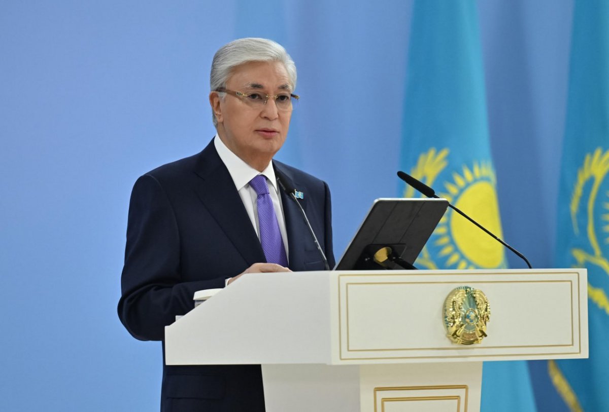 Президент Казахстана поздравил народ с Днем Победы