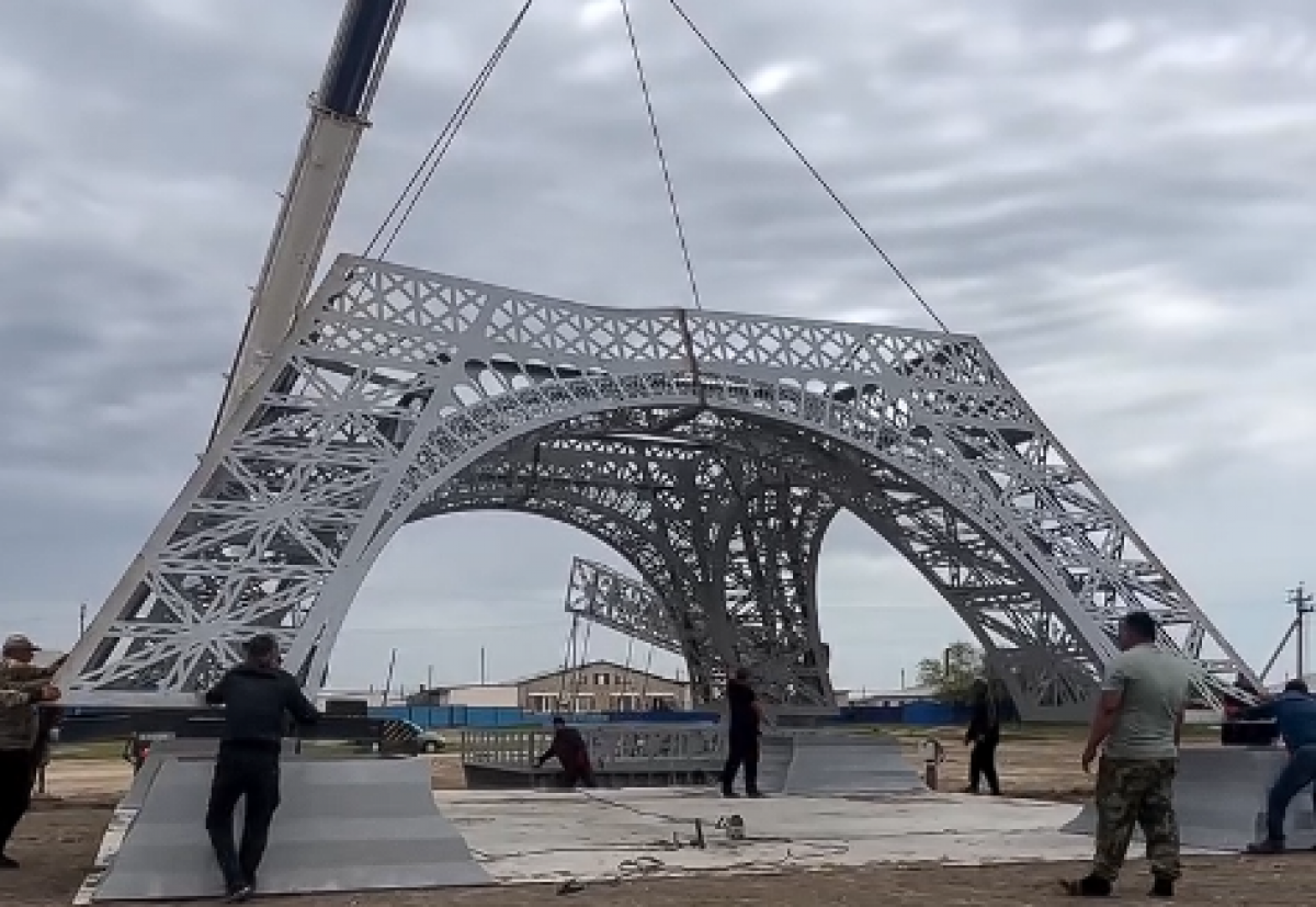 30-метровая Эйфелева башня появится в селе в ЗКО (ВИДЕО)