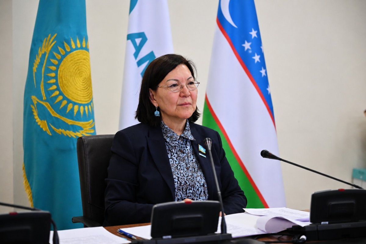 Женское крыло AMANAT провело онлайн-встречу со студентами, обучающимися в Узбекистане