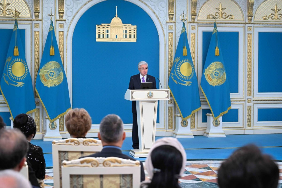 Касым-Жомарт Токаев выступил на церемонии награждения работников культуры и искусства