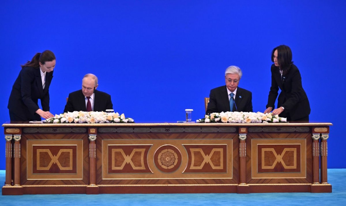 Президенты РК и РФ приняли совместное заявление о семи основах дружбы и добрососедства