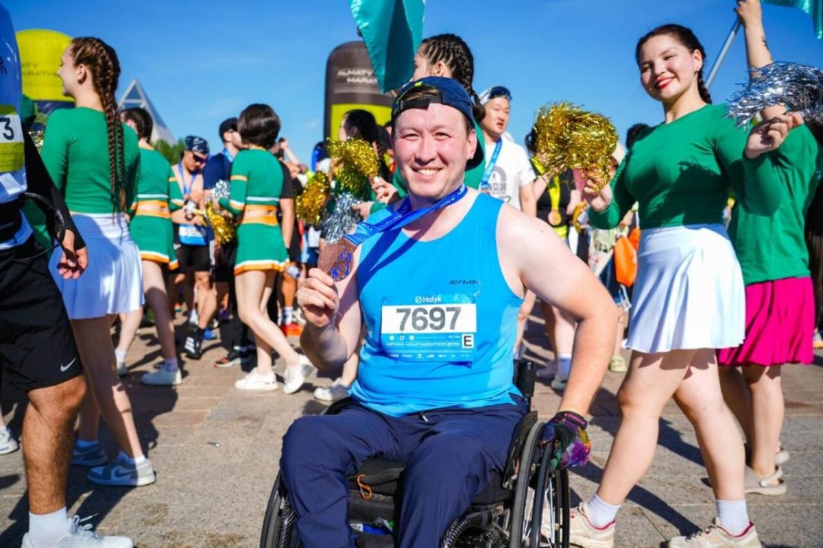 Около 40 параатлетов вышли на старт Astana Half Marathon в Астане