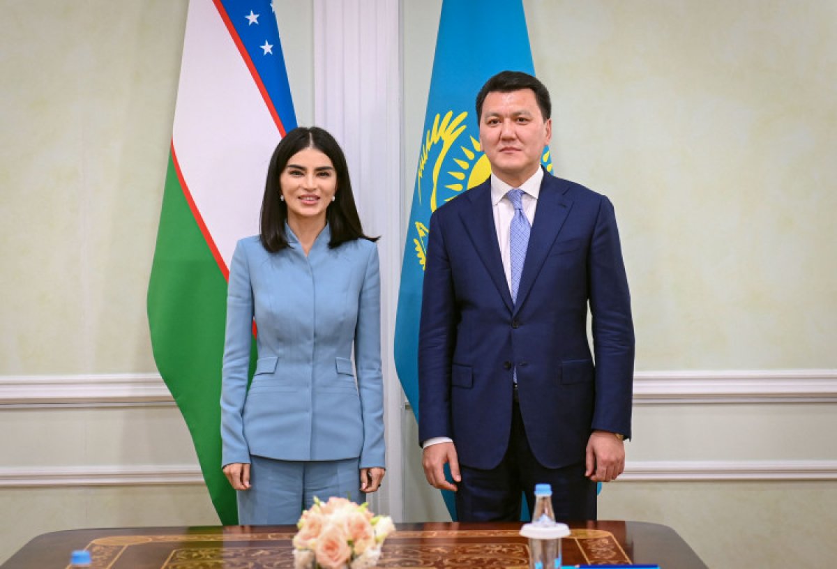 Ерлан Карин встретился с Саидой Мирзиеевой