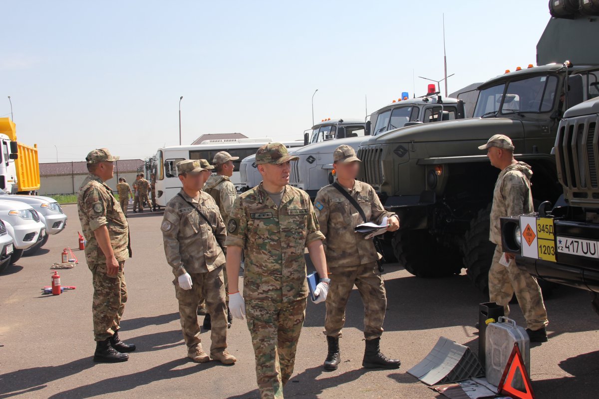 В Нацгвардии завершили ежегодный осмотр военной техники Казахстана (ВИДЕО)