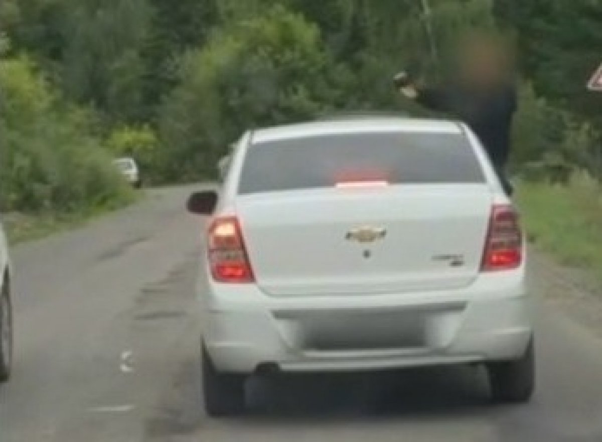 Высунулась из автомобиля прямо на ходу: опасный трюк в ВКО обернулся штрафами (ВИДЕО)