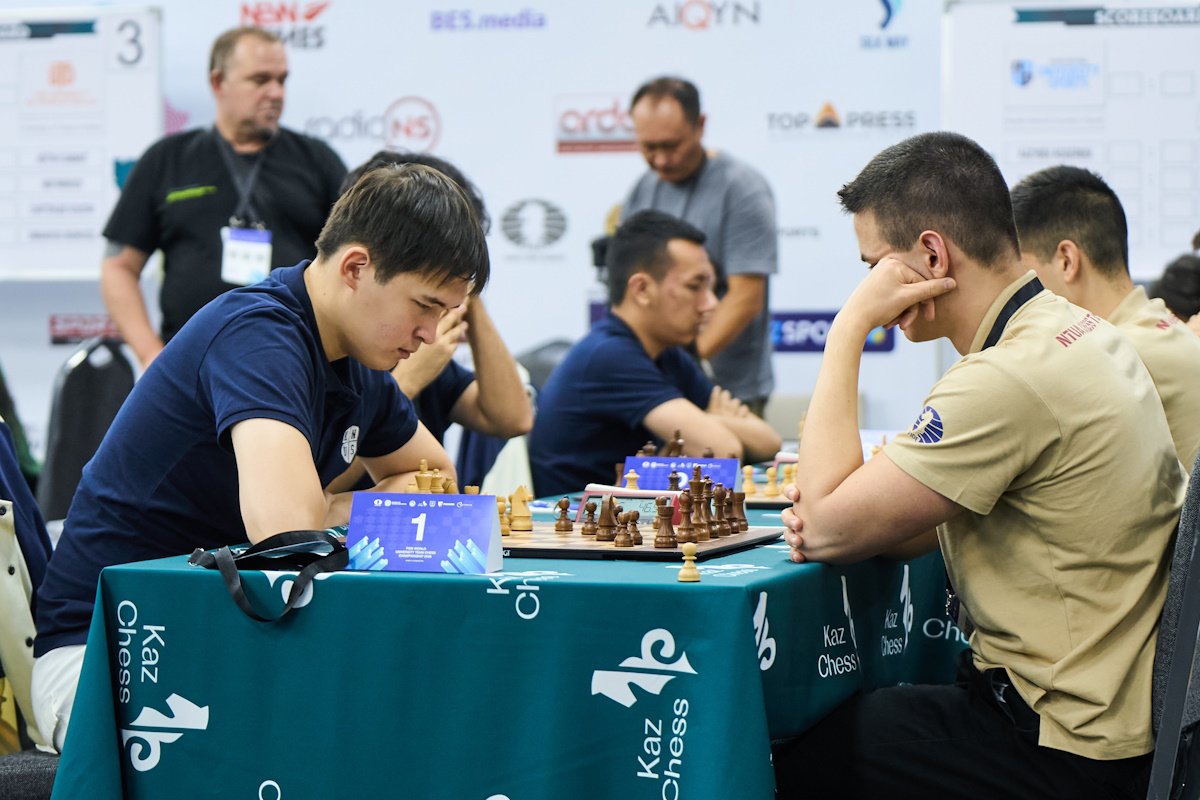 Команда KNUS вышла в полуфинал FIDE World University Team Chess Championship 2026