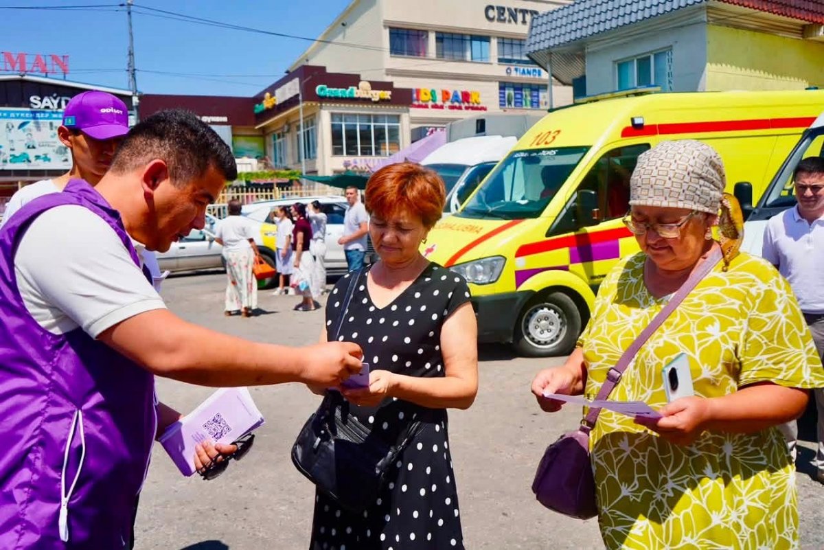 Кандидаты от партии “Әділет” провели встречи в Актобе, Туркестанской и Улытауской областях