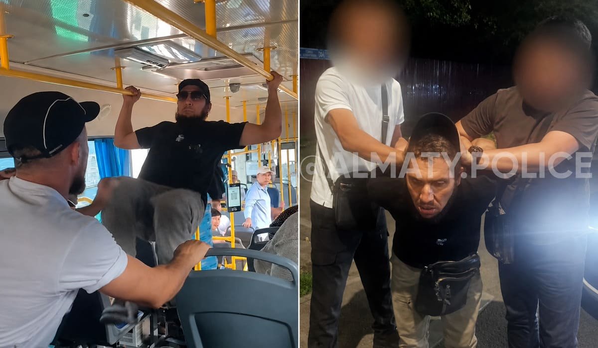 Драка с ножом в автобусе вывела полицию на серию краж в Алматы
