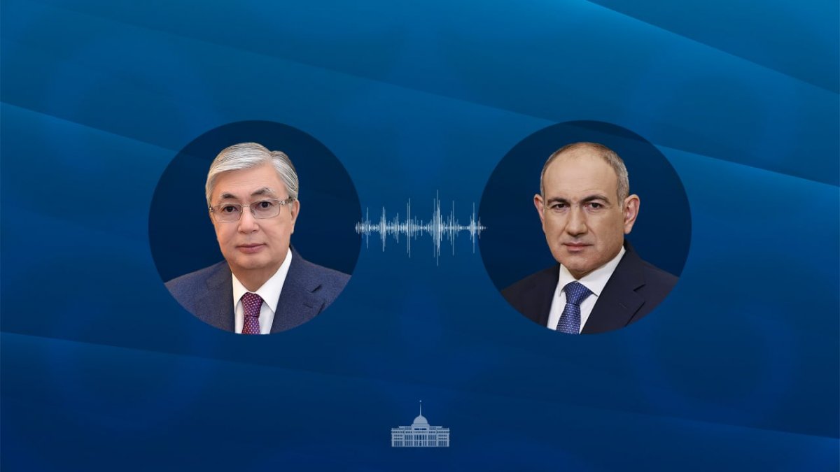 Пашинян поздравил Токаева с формированием нового Курултая