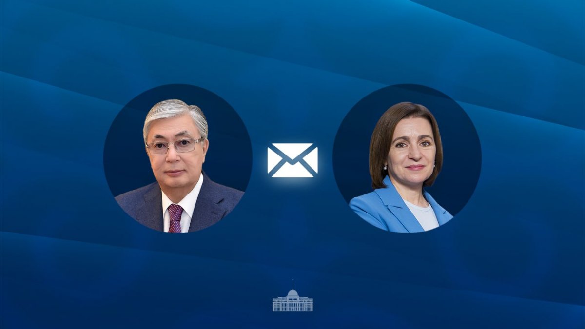 Токаев поздравил Майю Санду и народ Молдовы с Днем Независимости
