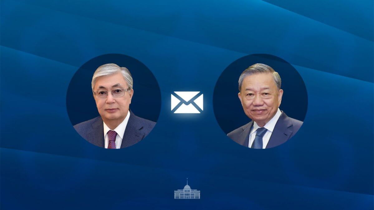 Президент Казахстана поздравил президента Вьетнама и его соотечественников
