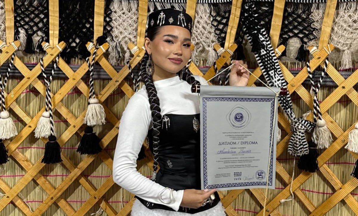 Всемирные игры кочевников: казахстанка завоевала серебро конкурса Echo of Nomads
