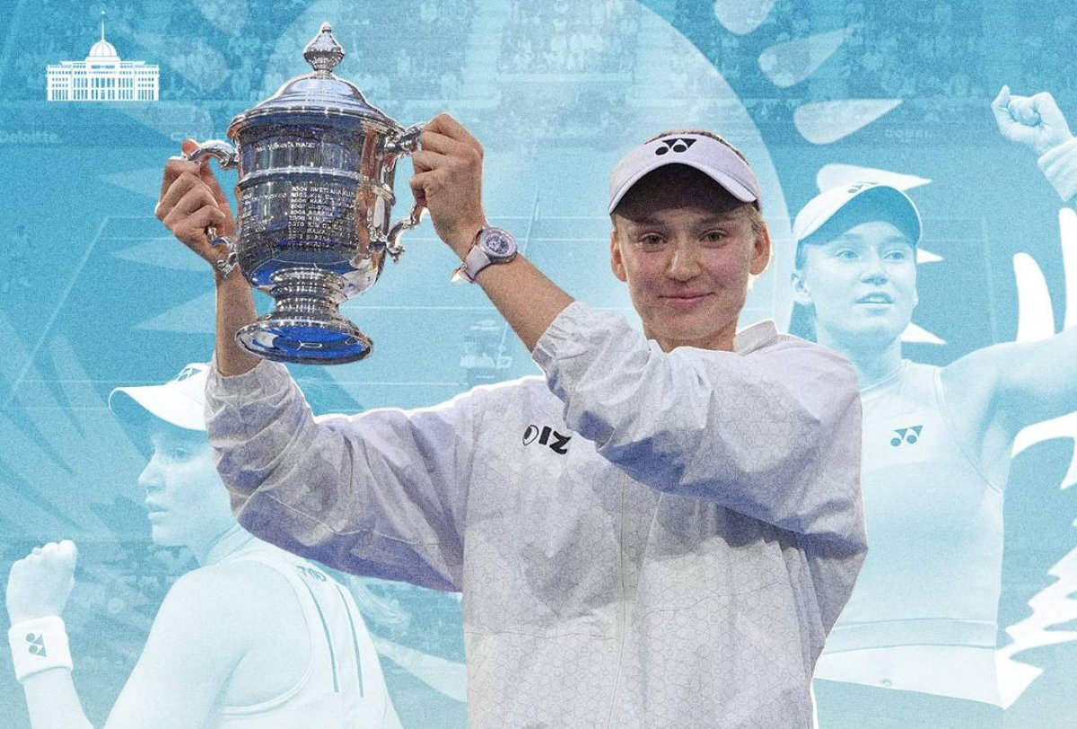 “Это грандиозный успех”: Токаев поздравил Елену Рыбакину с победой на US Open