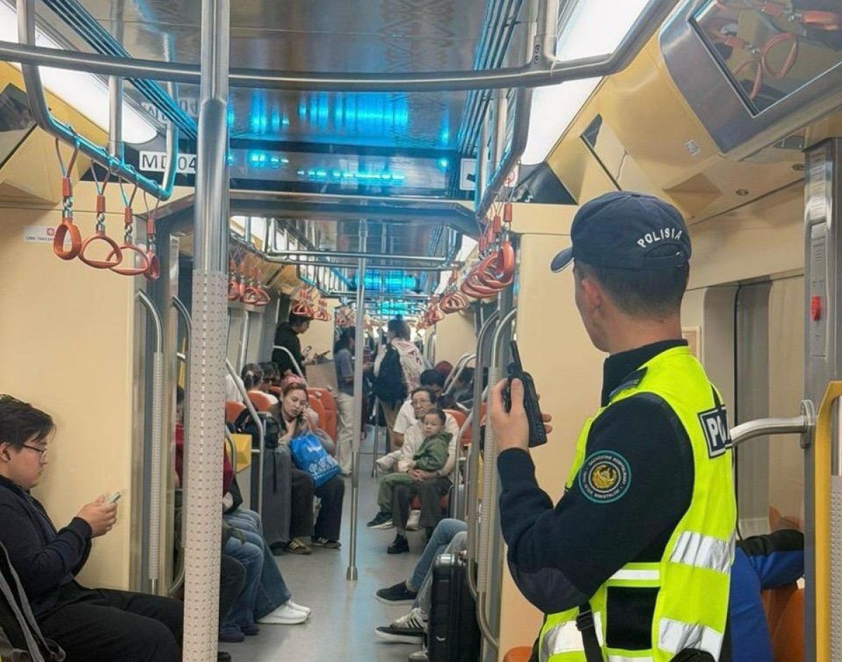 Пассажир устроил переполох на станции LRT "Аэропорт" в Астане