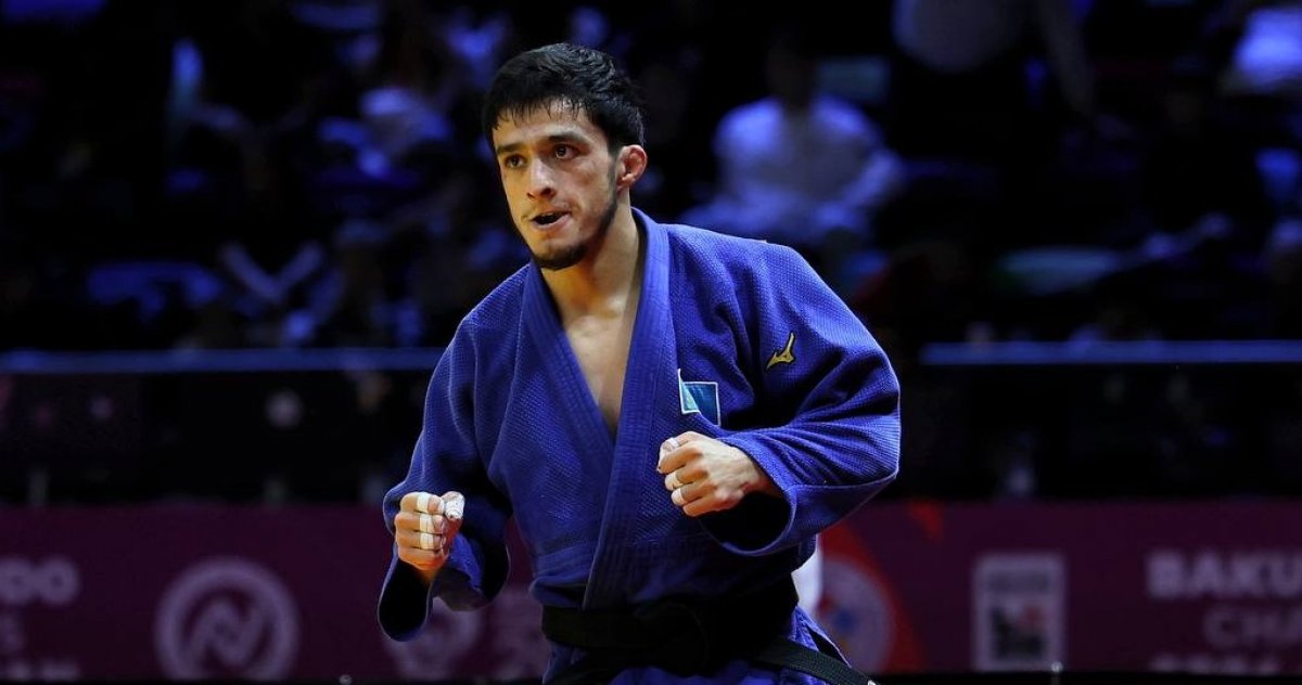 Казахстанский дзюдоист завоевал серебро чемпионата мира